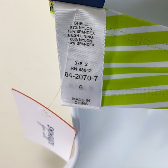 Swimsuits For All striped bikini set, size 6 - Picture 7 of 12